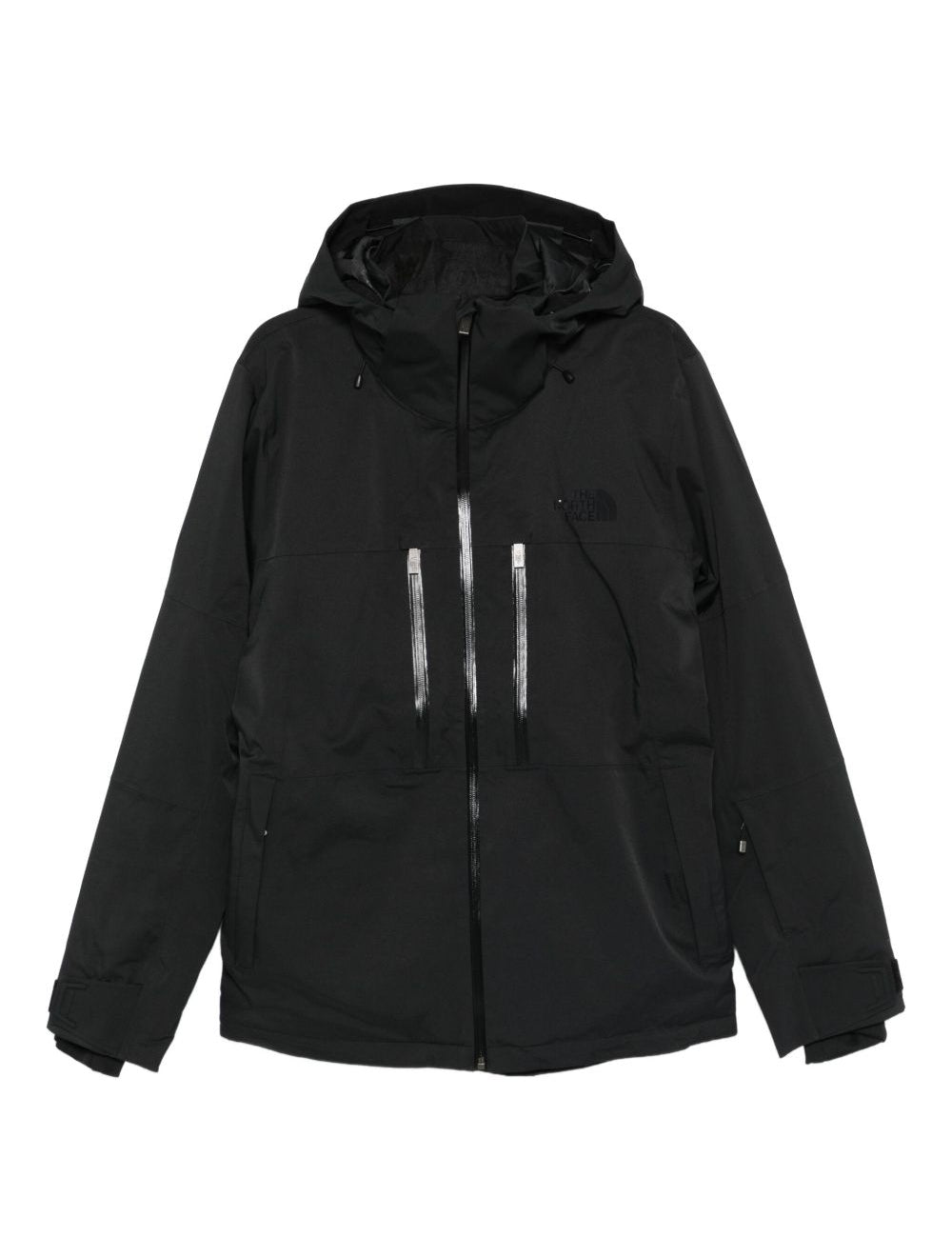 Giacca con cappuccio e zip da neve in nero The north face - uomo 