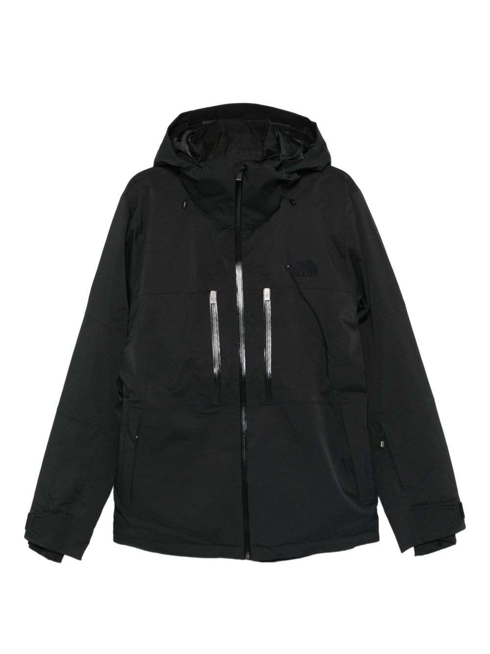 Giacca con cappuccio e zip da neve in nero The north face - uomo 