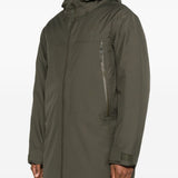 Cappotto Range Down con cappuccio in verde The north face - uomo 