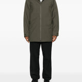 Cappotto Range Down con cappuccio in verde The north face - uomo 