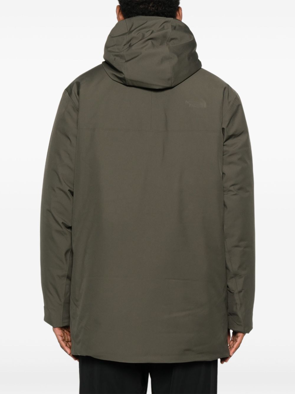Cappotto Range Down con cappuccio in verde The north face - uomo 