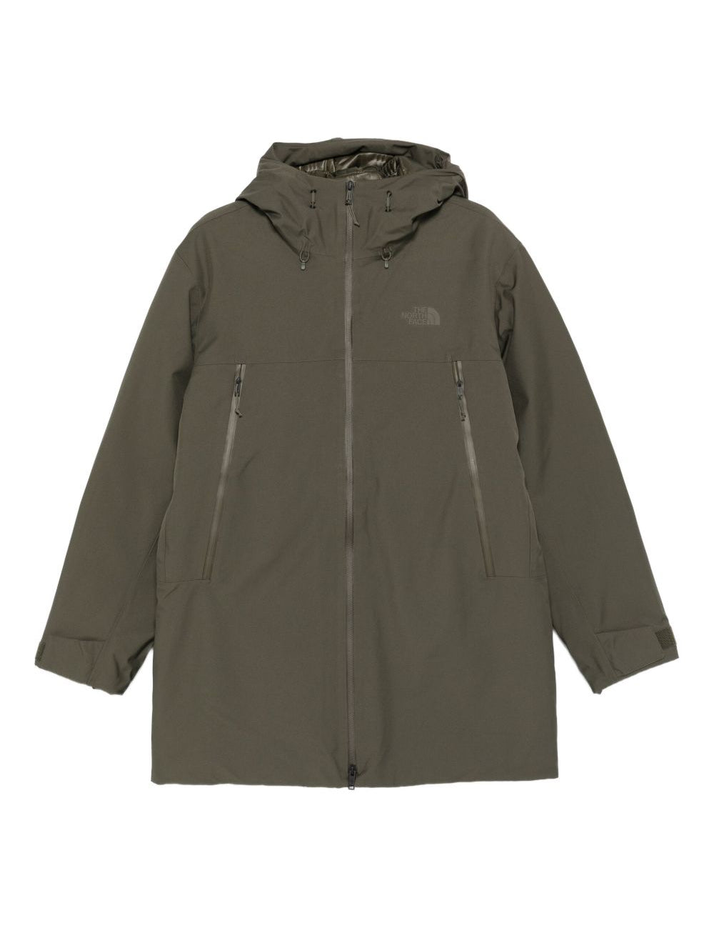 Cappotto Range Down con cappuccio in verde The north face - uomo 