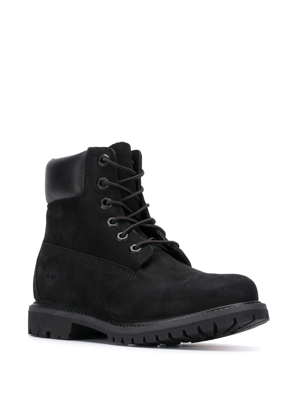 Stivaletti waterproof in pelle in nero 