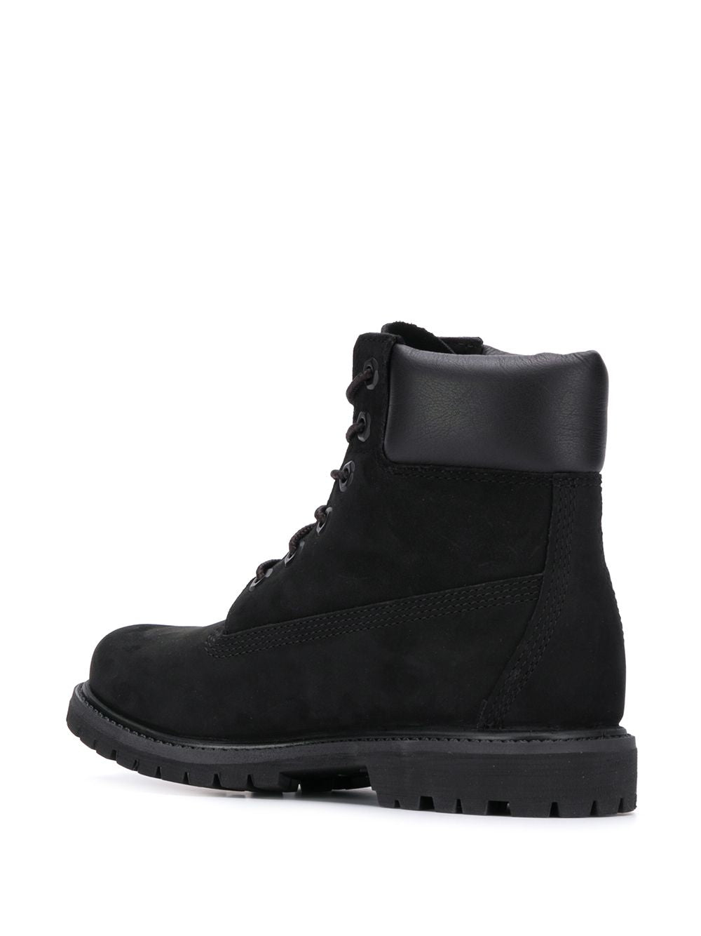Stivaletti waterproof in pelle in nero 