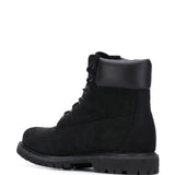 Stivaletti waterproof in pelle in nero 
