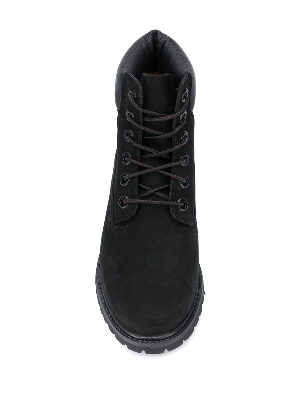 Stivaletti waterproof in pelle in nero 