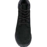 Stivaletti waterproof in pelle in nero 