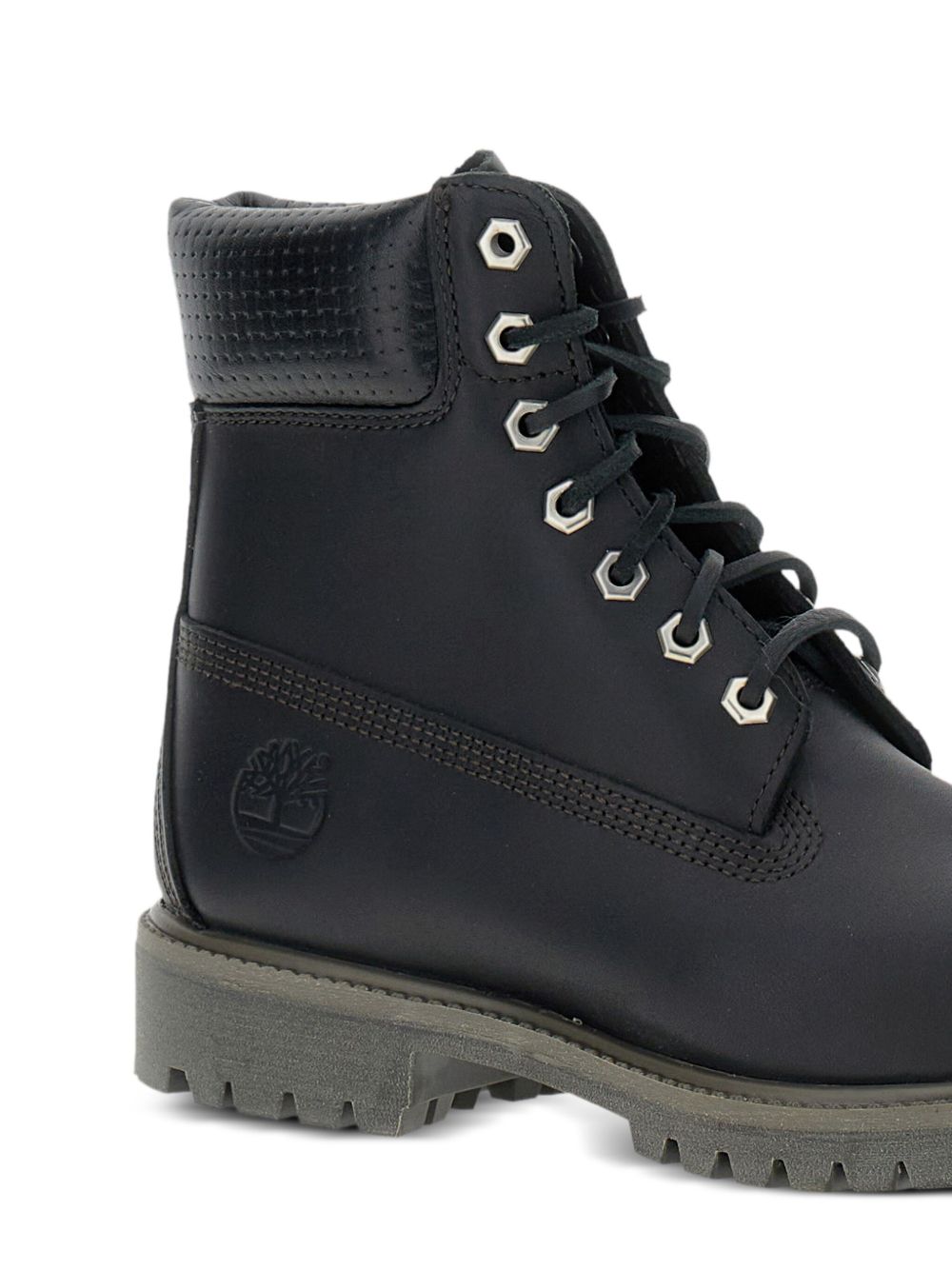 Stivali stringati con caviglia imbottita in nero Timberland - uomo 