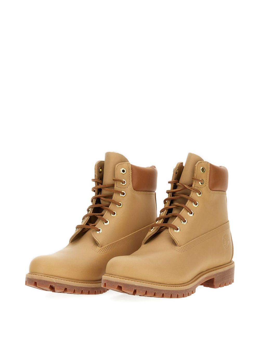 Stivali in pelle in beige Timberland - uomo 