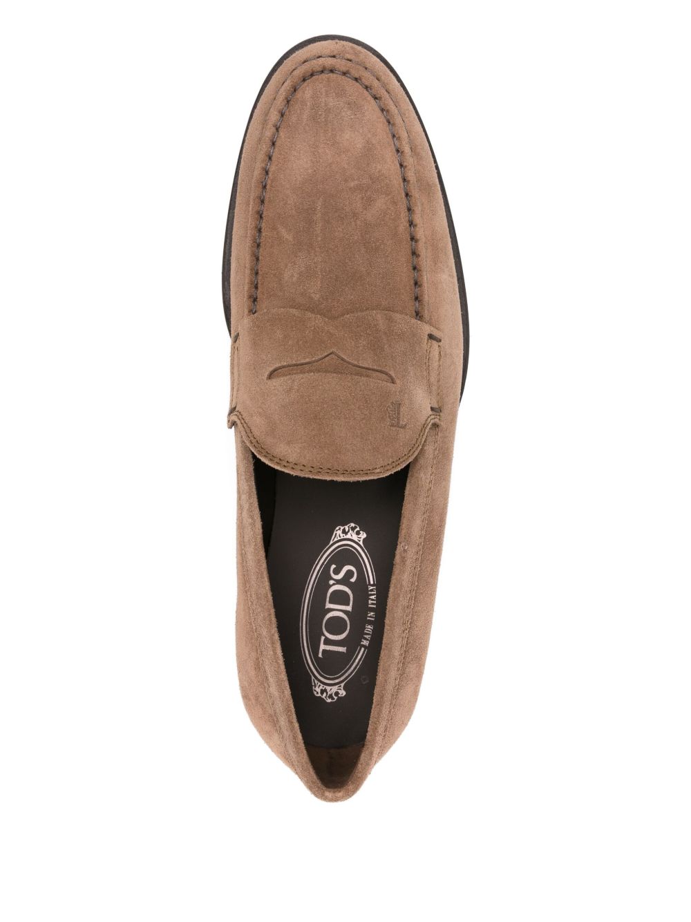 Mocassini in suede in beige Tod's - uomo 