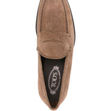 Mocassini in suede in beige Tod's - uomo 