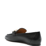 Mocassini in pelle con barra metallica in nero Tod's - donna 