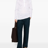 T-shirt a maniche lunghe in bianco Tokyo luxury brand - uomo 