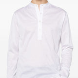 T-shirt a maniche lunghe in bianco Tokyo luxury brand - uomo 