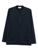 T-shirt a maniche lunghe in blu Tokyo luxury brand - uomo