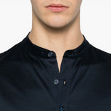 T-shirt a maniche lunghe in blu Tokyo luxury brand - uomo 