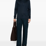 T-shirt a maniche lunghe in blu Tokyo luxury brand - uomo 