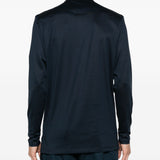 T-shirt a maniche lunghe in blu Tokyo luxury brand - uomo 