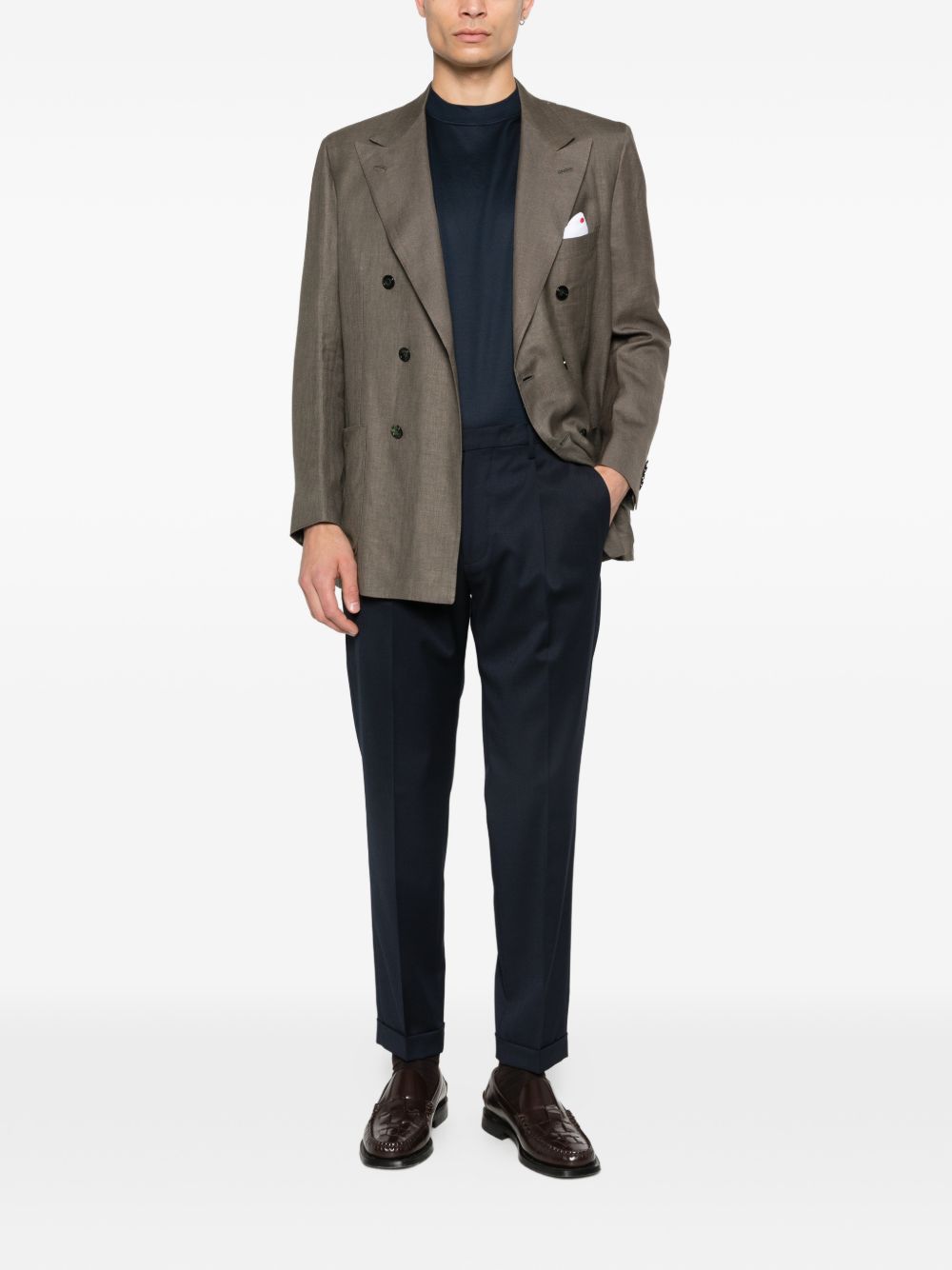 T-shirt a maniche corte in blu Tokyo luxury brand - uomo 