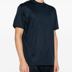 T-shirt a maniche corte in blu Tokyo luxury brand - uomo 