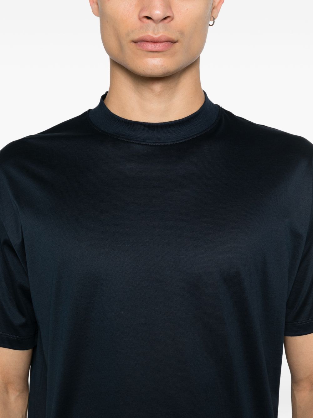 T-shirt a maniche corte in blu Tokyo luxury brand - uomo 