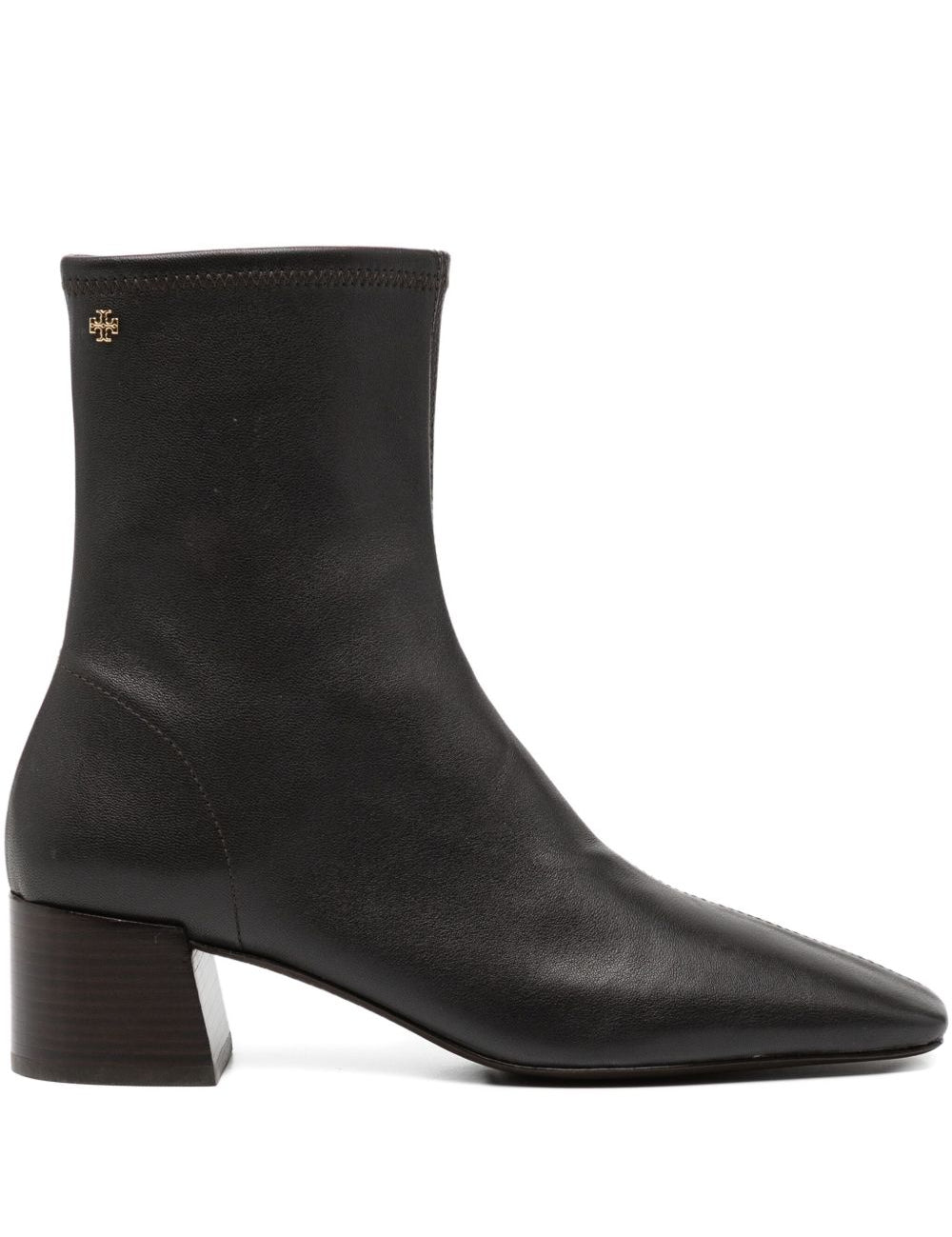 Stivaletti a punta quadrata in marrone Tory burch - donna 