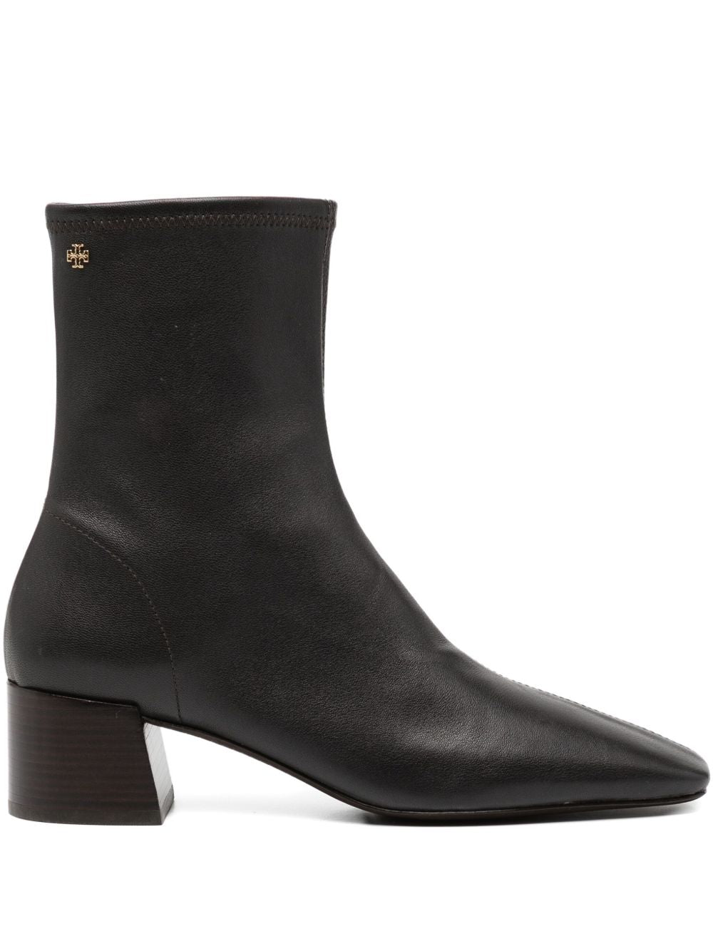 Stivaletti a punta quadrata in marrone Tory burch - donna 