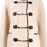 Giacca in shearling in bianco Toteme - donna 