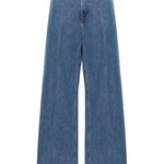 Jeans a gamba ampia in indaco Rick Owens - uomo 