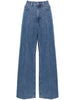 Jeans a gamba ampia in indaco Rick Owens - uomo