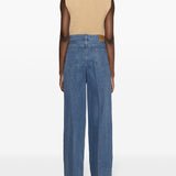 Jeans a gamba ampia in indaco Rick Owens - uomo 