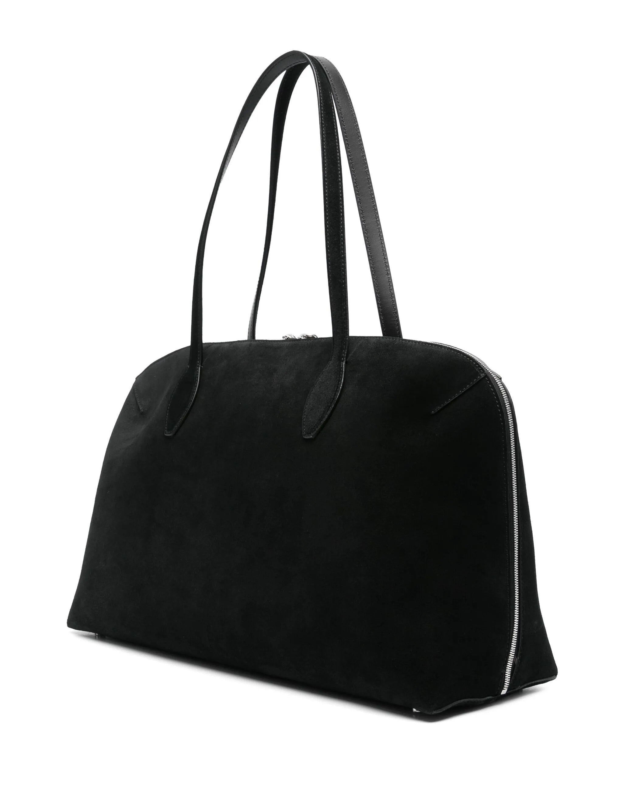 Borsa a spalla in suede in nero Toteme - donna 