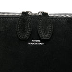 Borsa a spalla in suede in nero Toteme - donna 