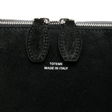 Borsa a spalla in suede in nero Toteme - donna 