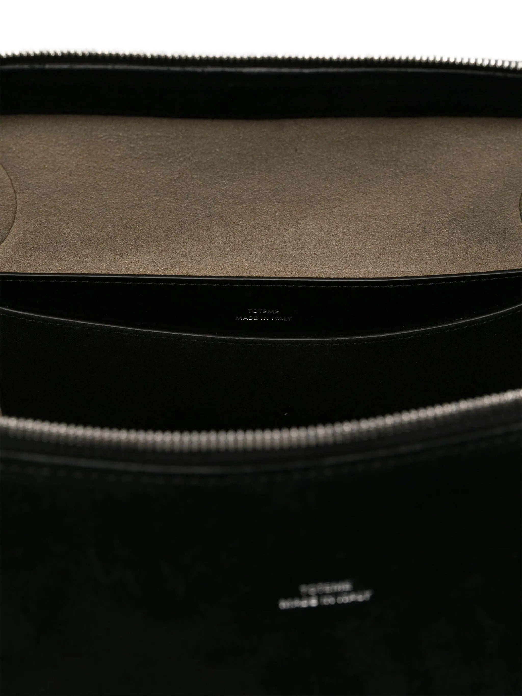 Borsa a spalla in suede in nero Toteme - donna 