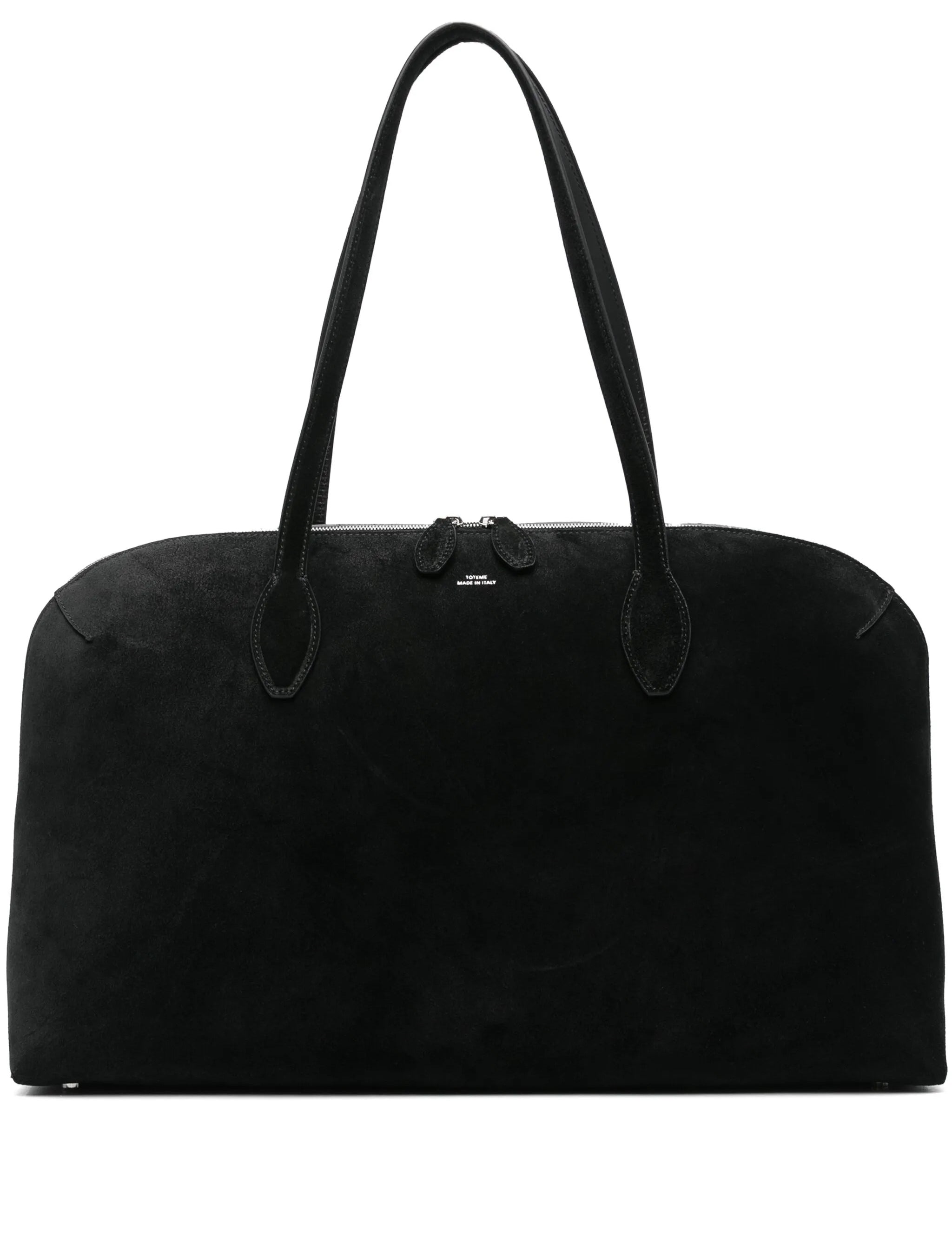 Borsa a spalla in suede in nero Toteme - donna 