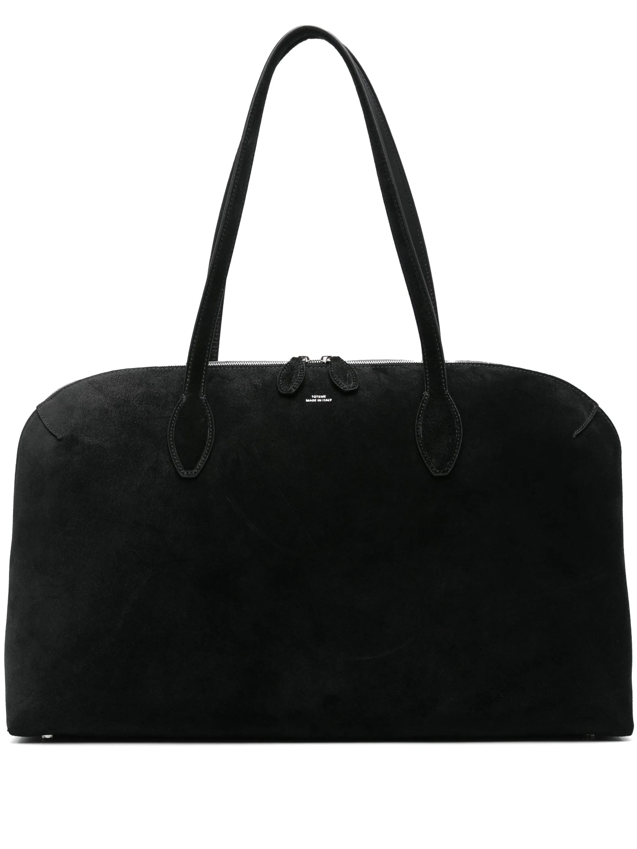 Borsa a spalla in suede in nero Toteme - donna 