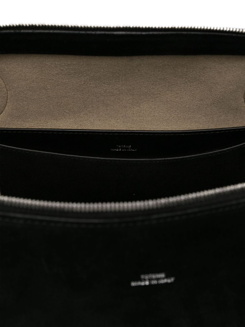 Borsa a spalla in suede in nero Toteme - donna 