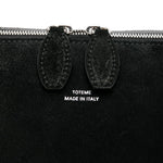 Borsa a spalla in suede in nero Toteme - donna 