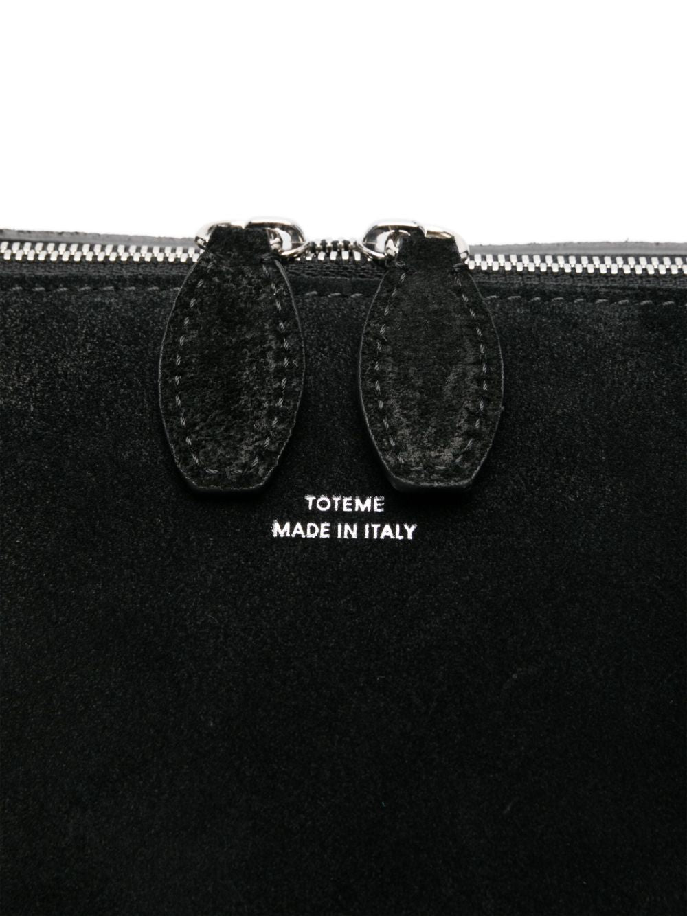 Borsa a spalla in suede in nero Toteme - donna 