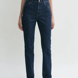Jeans slim-fi a vita alta in blu Toteme - donna 