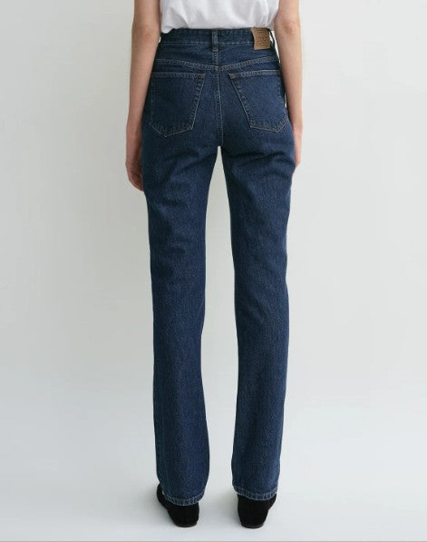 Jeans slim-fi a vita alta in blu Toteme - donna 