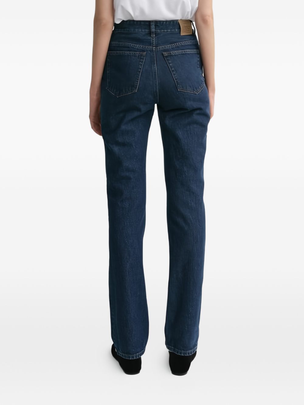 Jeans slim-fi a vita alta in blu Toteme - donna 
