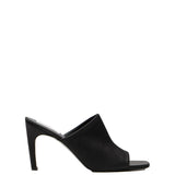 Mules in raso in nero Toteme - donna 