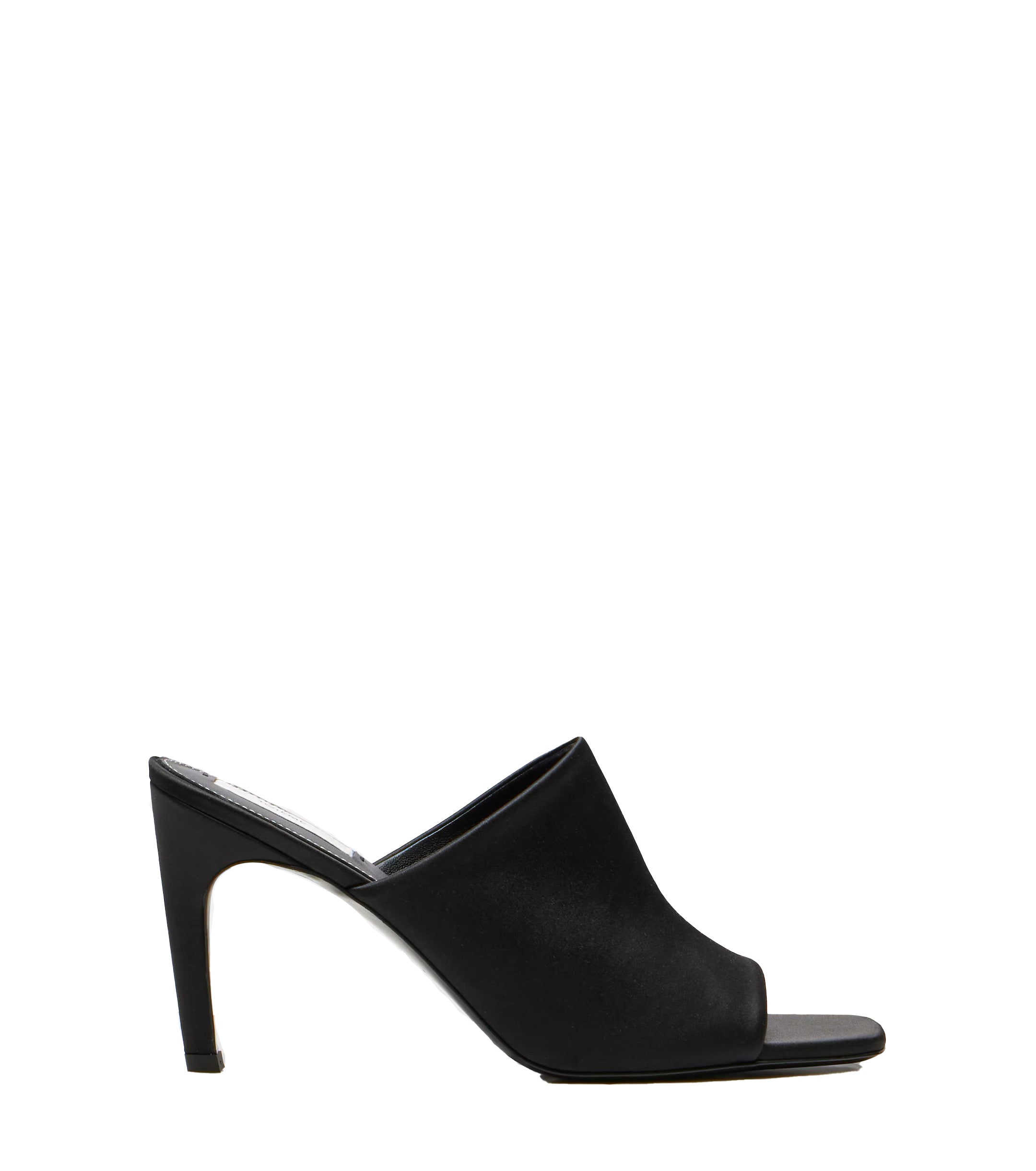 Mules in raso in nero Toteme - donna 