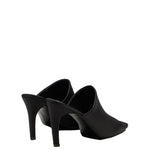 Mules in raso in nero Toteme - donna 
