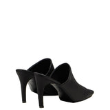 Mules in raso in nero Toteme - donna 