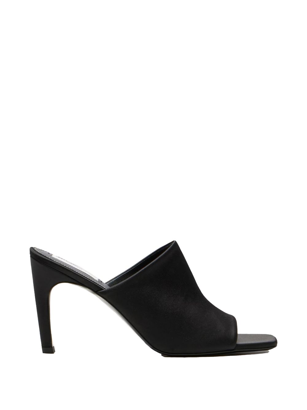 Mules in raso in nero Toteme - donna 