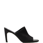 Mules in raso in nero Toteme - donna 