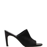 Mules in raso in nero Toteme - donna 